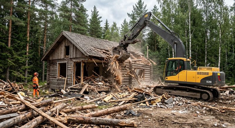 Cabin Demolition in Katy, TX
