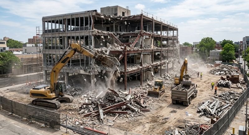 Commercial Demolition Service in Sacramento, CA
