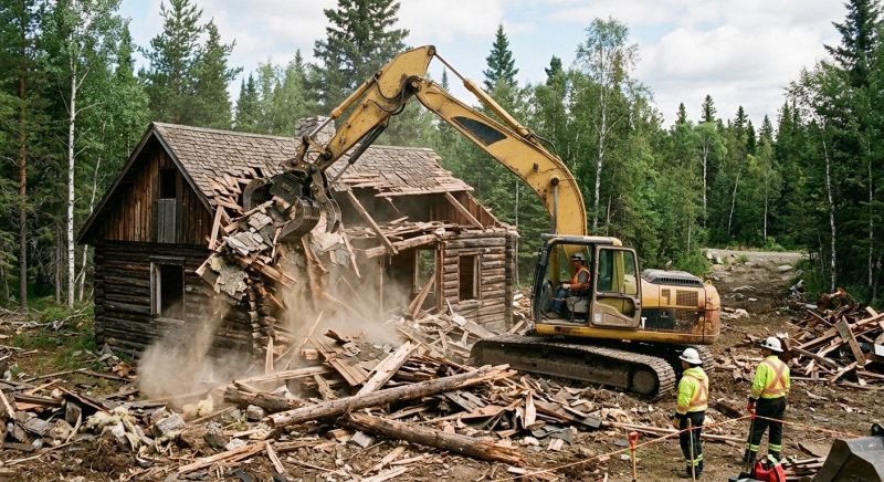 Cabin Demolition in Houston, TX