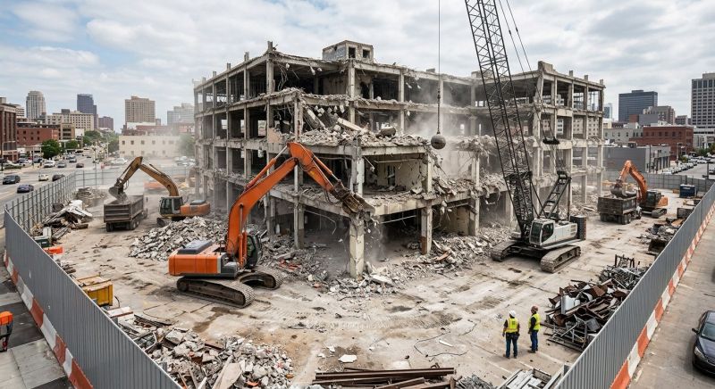 Commercial Property Demolition in Sacramento, CA