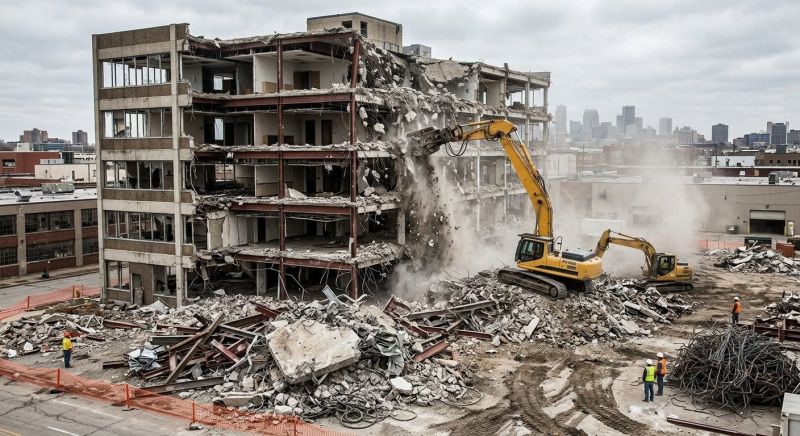 Commercial Site Demolition in Katy, TX